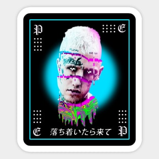 Peep VaporWave Retro Tribute Sticker